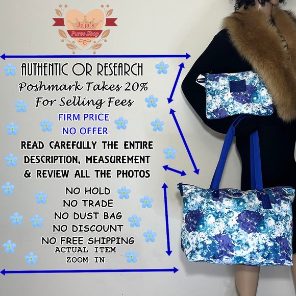 🪻Coach Floral Nylon Bag & Snap Pouch🪻 - Picture 17 of 17